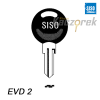 Mieszkaniowy 018 - klucz surowy mosiężny - Siso EVD 2